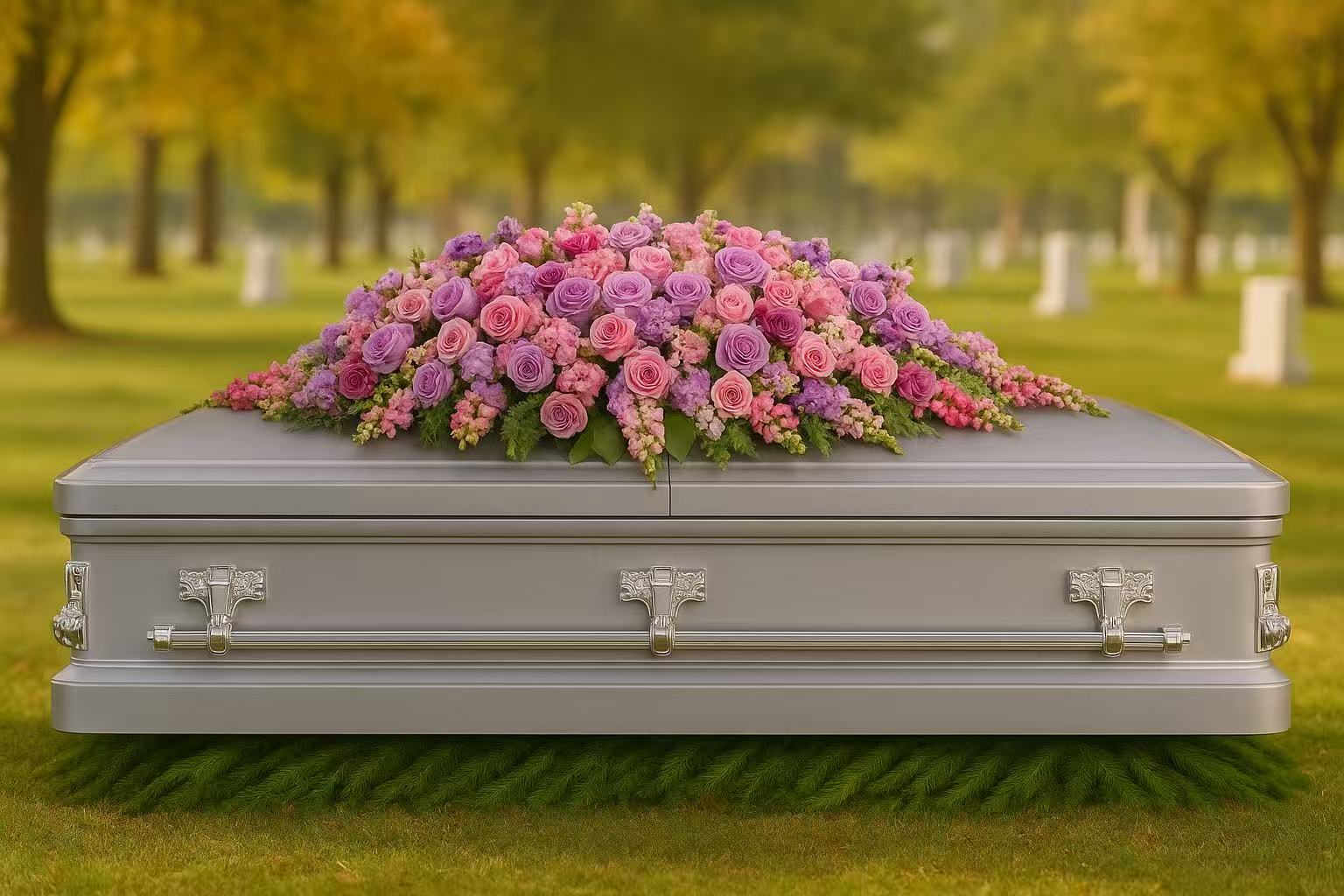 Lavender Casket