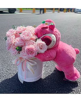 Fluffy Rose Hug