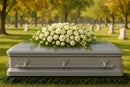 Luxury White Casket