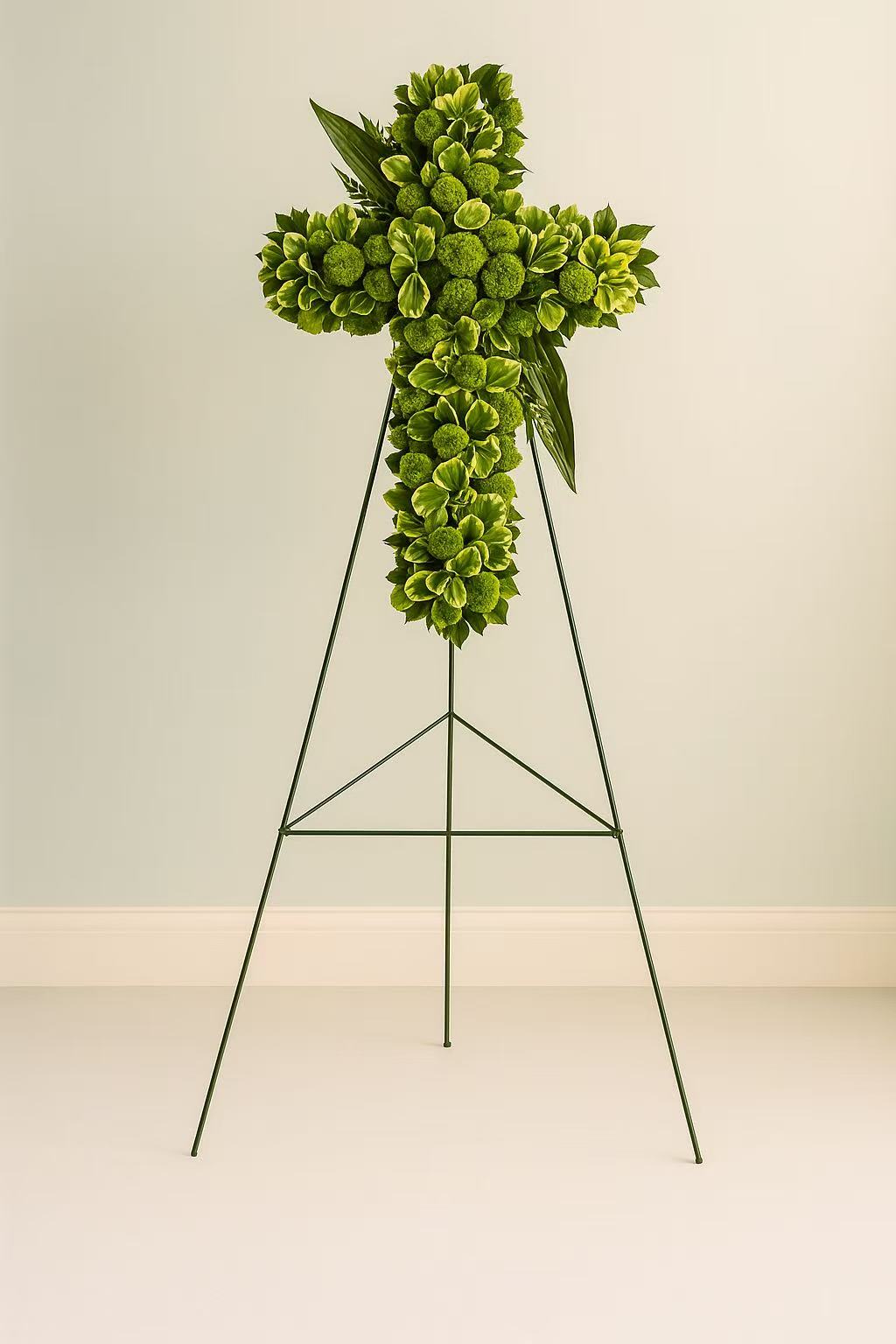 Green Serenity Cross