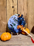 Dried Flower & Fan --Black