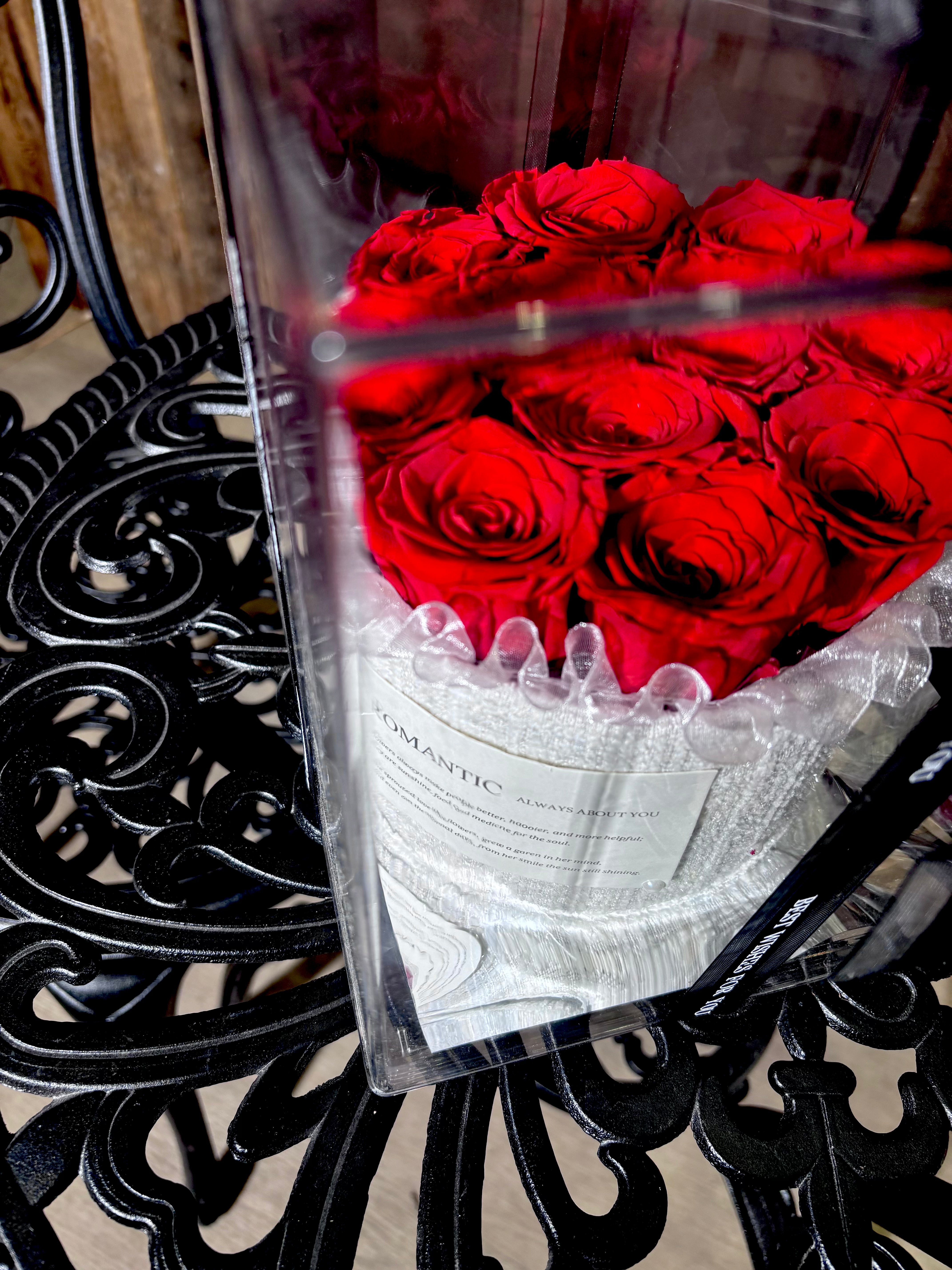 Preserved Red Rose Bouquet