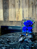 Preserved Blue Rose --Large