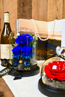 Preserved Blue Rose --Large