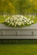 Pease White Casket
